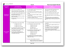 KS2 Year 3 national curriculum support strands download
